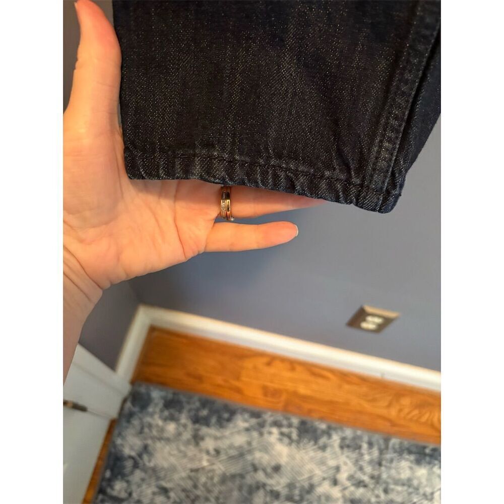 Levi's 511 Mens Dark Denim Straight Jeans Size 32 Blue - Picture 4 of 9